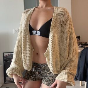 Kimchi Blue Cream Women's Shrug